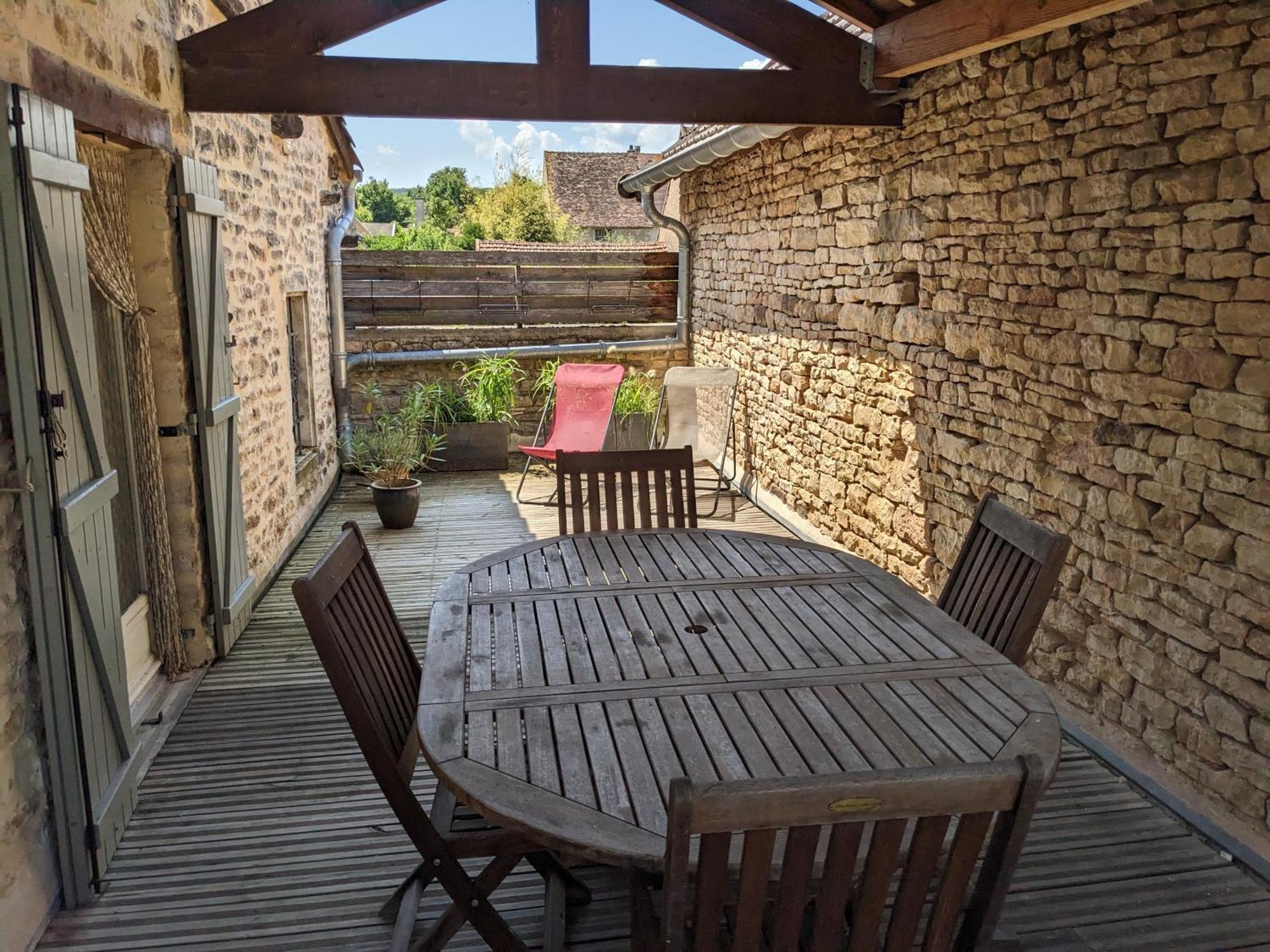 La Terrasse - Old Winemaker'S Cottage In St Gengoux Saint-Gengoux-le-National المظهر الخارجي الصورة